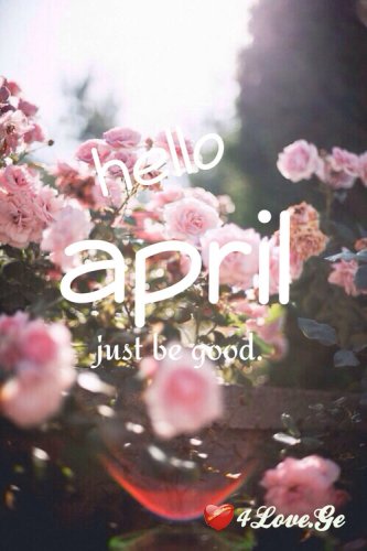 Hello April !