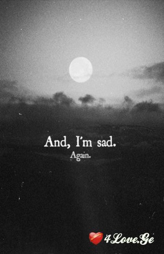and, I`m sad. again #1