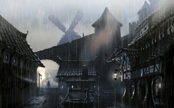 A story in a rainy village